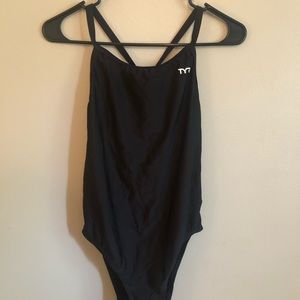 Black TYR Diving/Swim One Piece